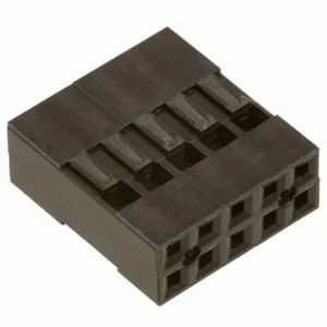 Gold Star 10-pins dubbelrijige voedingsconnectorbehuizing 2.54mm pitch vrouwelijk