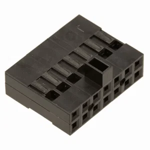 Gold Star 14-pins dubbelrijige voedingsconnectorbehuizing 2.54mm pitch vrouwelijk met nok