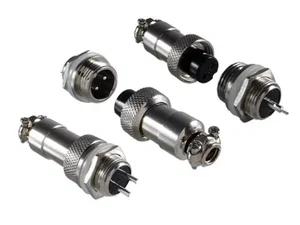 Connfly DS1110-M12 M12 Connector, 2-Polig, 5A 500V, Kabelmontage, Soldeer