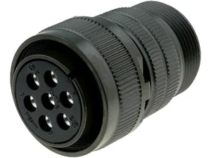 Amphenol DS3106A20-15S MIL-C-5015 Circulaire Connector, 7-Polig, Kabelmontage, Soldeerbus