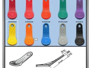 Div DS9093AY iButton Key Fob Holder, Yellow