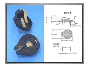 Dallas DS9094F iButton F5 MicroCan Receptacle PCB Solder Mount