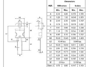 Stmicroelectronics DTV1500HD 1500V 15A diode de redressement