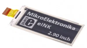 Mikroelektronika 2.9 inch E-Paper Display Module 128x296, SPI Interface, AMEPD Technology