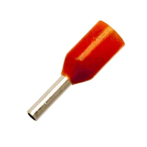 KST E0505-ORANGE Aderhuls, geïsoleerd, 0.5mm²/AWG20, oranje