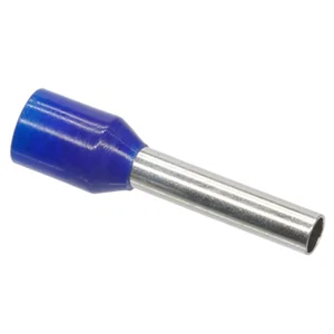 KST E2512-BLUE Aderhuls, geïsoleerd, 2.5mm²/AWG14, blauw
