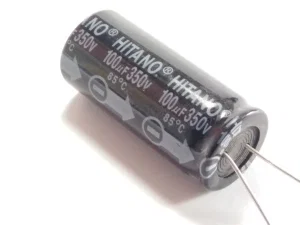 Electrochemical capacitor 100uF 350V