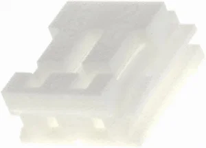 JST EHR-2 EH Serie Connectorbhuis, 2-polig, 2.5mm Raster, 3A, 250V