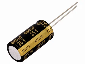 Panasonic ELC680UF-25V-ESR-B 680uF 25V Electrochemical capacitor