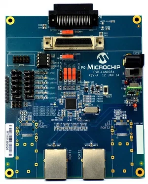 Switch Ethernet Gestito Microchip LAN9354 a 3 Porte 10/100 con RMII Singolo