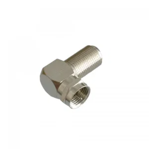 F-F 90° Adapter, F-Mannelijk naar F-Vrouwelijk