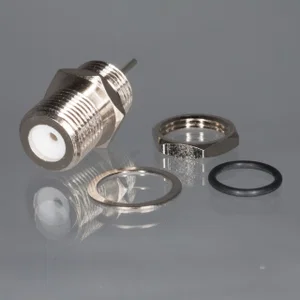 Amphenol F6351A1-003-NPPT-75 F-Type RF-Connector, Rechte Soldeerlip Jack, 75 Ohm, 1 GHz