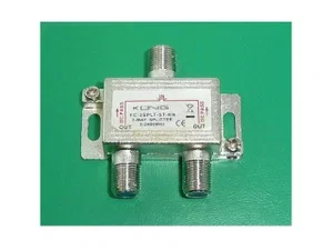 König 2-Weg Richtings-SAT-Splitter, 5-2400MHz, DC-Doorvoer, 6.0dB