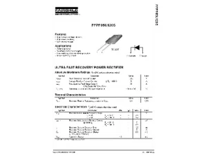 Fairchild FFPF05U120S 1200V 5A diode de redressement