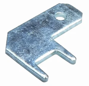 FIN48P-90 Automotive Platte Stekker, 4.8 mm, 90°, Ongeïsoleerd, Vertind