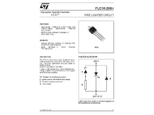 Stmicroelectronics FLC10-200H SCR Thyristor TO-251 I-Pak SMD Haute Température RoHS