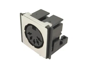 Cliff 5-polige DIN Female PCB Through-Hole Montage Connector