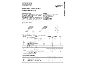 Fairchild FQPF5N60C Transistor - 600V 4.5A 2.0 Ohm Standard