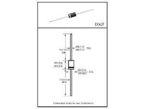 Dc Components Co. FR305 600V 3A diode de redressement