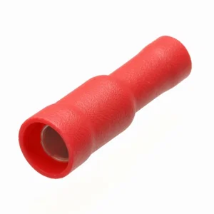 FRD1-156 Geïsoleerde Rode Vinyl Cilindrische Kogelbusconnector D=4 AWG22-16