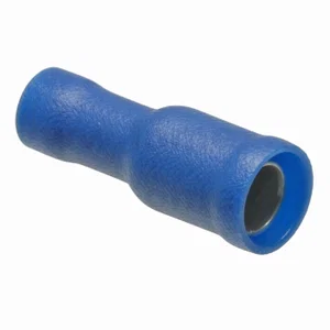 KST FRD2-195 Cilindrische Busklem, Geïsoleerd, Blauw, Vinyl, D=5, AWG16-14