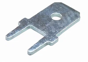 Ninigi FS1536 Platte Stekker, 6.3 mm, Messing, Vertind, THT