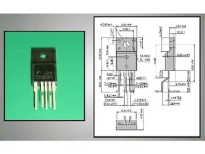 Fairchild FSCQ1265RT 650V 5.3A Régulateur de tension