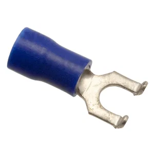 KST FSV2-4 Geïsoleerde Vorkkabelschoen, Blauw, Vinyl, AWG 16-14