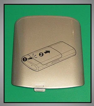 Samsung GH98-11750A Battery Cover for S7350 GT-S7350, Silver