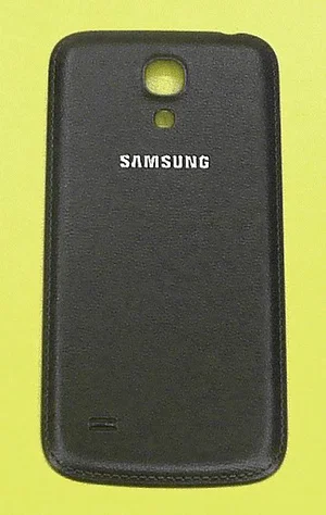 Samsung GH98-27394K Battery Back Cover for Galaxy S4 Mini GT-i9190, Leather Look, Black
