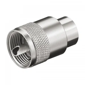 Goobay 11320 UHF RF-Stekker, RG-213/U Kabel, Max. 10mm, Recht, Vrijhangend