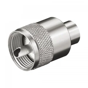 Goobay GOOBAY-11321 UHF PL-259 RF Coaxiale Connector, Kabelstekker, Recht, voor RG-59/U
