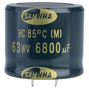 Electrochemical capacitor 6800uF 80V