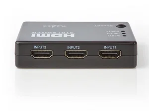 Media-Tech MT5207 HDMI Schakelaar, 5-Poorts 4K met Afstandsbediening