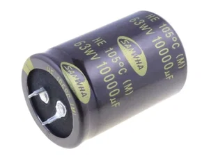 Samwha HE1J109M30060HA 10000uF 63V Electrochemical capacitor