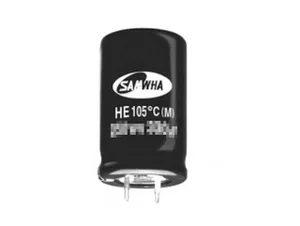 Samwha HE330UF400P-105-22X50S 330uF 400V Electrochemical capacitor