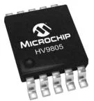 Microchip HV9805MG-G Off-Line LED Driver, True DC Output Current, 10-MSOP 3x3mm