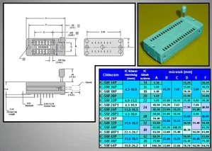 IC-holder -- IC-SW-40P IC40
