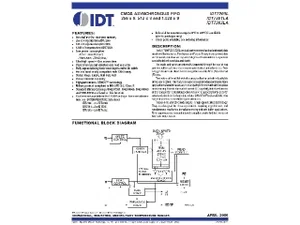 IDT IDT7201LA35JG CMOS Asynchronous FIFO, 512x9-Bit, 32-Pin PLCC