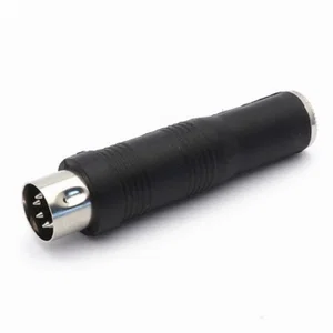 Adaptateur Fiche DIN 5 Broches 180° vers Prise Jack Stéréo 6.3mm