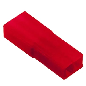 Gold Star 2.54mm 2-Pin Vrouwelijke Connector Behuizing JST RCY JNCH254-02FR Rood