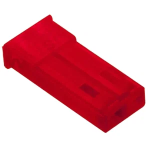 Gold Star Connectors 2.54mm 2-Pins Mannelijke Voedingsconnector Behuizing JNCH254-02MR, Rood (JST RC