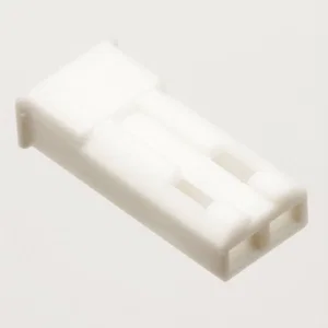 Gold Star Connectors 2.54mm 2-Pins Mannelijke Voedingsconnector Behuizing JNCH254-02MW, Wit (JST RCY