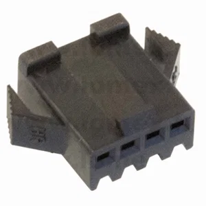 Gold Star Connectors 2.50mm 4-Pins Vrouwelijke Draad-naar-Draad Voedingsconnector Behuizing JNCHS250