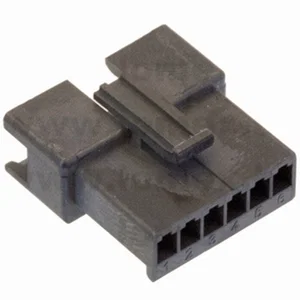 Gold Star Connectors 2.50mm 6-Pins Mannelijke Draad-naar-Draad Voedingsconnector Behuizing met Vergr