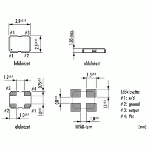 12MHZ oscillateur JO32-12MHZ