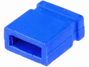 Jumper, Blauw, 2.54mm Raster