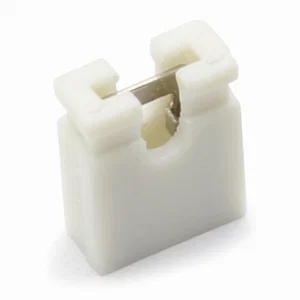 Witte Open-Ended Jumperdraad 2.54mm Pitch Vrouwelijk 1x2