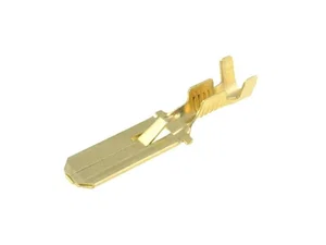 Vlakke Stekker 6.3x0.8mm met Borgklauw, 0.75-2mm² Kabel, ROHS