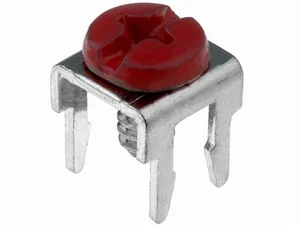 Keystone KEYS-7775-2 Borne à Vis pour PCB Profil Bas Vis Rouge
